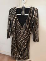 Ambika jurkje met gouden pailletten - maat M, Kleding | Dames, Jurken, Zwart, Zo goed als nieuw, Boven de knie, Ophalen