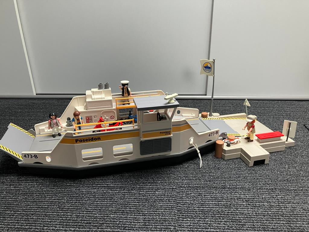 Playmobil boot met aanlegsteiger 5127, Ophalen of Verzenden, Gebruikt