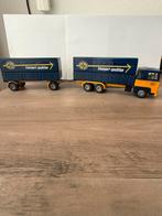 Tekno ASG Combinatie Scania 141 bakwagen met aanhanger., Ophalen of Verzenden, Zo goed als nieuw, Bus of Vrachtwagen, Tekno