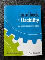 Handboek Usability, Boeken, Studieboeken en Cursussen, Ophalen of Verzenden, Beta, HBO