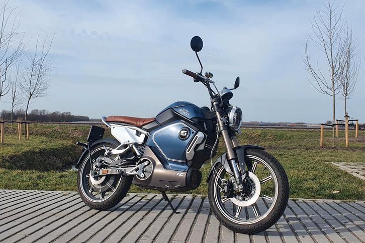 Super SOCO TC 2019 (elektrische brommer/scooter), Fietsen en Brommers, Brommers | Overige merken, Gebruikt, Maximaal 45 km/u, Ophalen