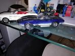 1:18 Chevr Corvette Mako Shark cabrio blauw zwart ERTL, Ophalen, Zo goed als nieuw, Bburago