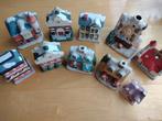 10 Kersthuisjes - Compleet Dorp!, Ophalen, Overige materialen, Gebruikt, Wit