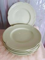 Greendawn 6x taart bordjes lindegroen engels antiek, Ophalen