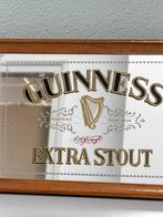 Guinness Extra Stout bier biermerk reclamebord bord spiegel, Verzamelen, Biermerken, Ophalen of Verzenden, Zo goed als nieuw, Reclamebord, Plaat of Schild