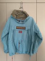 Winterjas Napapijri lichtblauw maat 158/164 - 14 jaar, Gebruikt, Jongen of Meisje, Ophalen of Verzenden, Napapijri