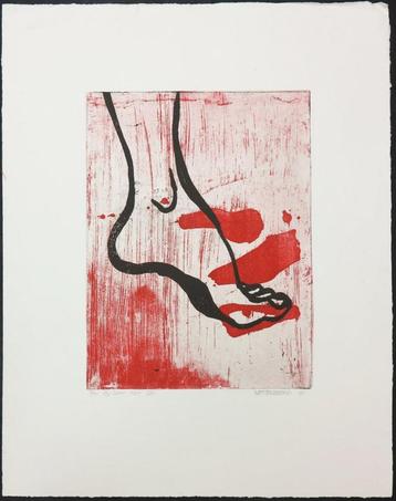 Siebrand Weitenberg (1960) - kleurenets My Left Foot 2, 1998 beschikbaar voor biedingen