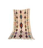 Vloerkleed tapijt 100 % wol Marokko, Ophalen of Verzenden, Zo goed als nieuw