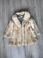 Vintage bontjas | vossenbont | Echt bont, Ophalen of Verzenden, Gedragen, Maat 38/40 (M), Wit