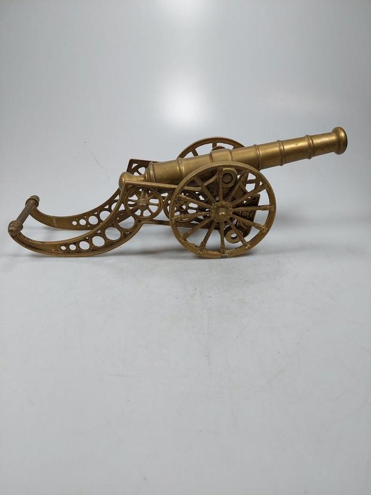 Brons Decoratief Tafelkanon op Affuit, Antiek en Kunst, Antiek | Koper en Brons, Ophalen of Verzenden