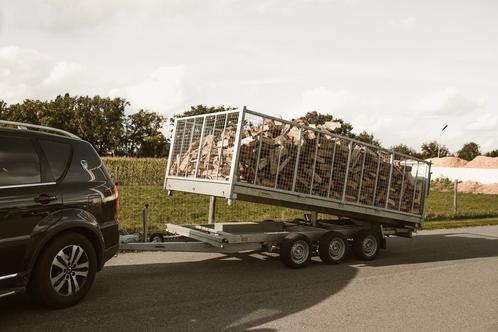 Haardhout Eik en Beuk, Halfdroog! Volgende seizoen te stoken, Tuin en Terras, Haardhout, Blokken, 6 m³ of meer, Verzenden
