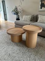 Bolia salontafels Plateau 2 stuks, Ophalen, 50 tot 100 cm, Rond, Zo goed als nieuw