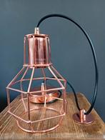 Rose Gouden Hanglamp Industrieel, Huis en Inrichting, Lampen | Hanglampen, Ophalen, Zo goed als nieuw, Metaal, Minder dan 50 cm