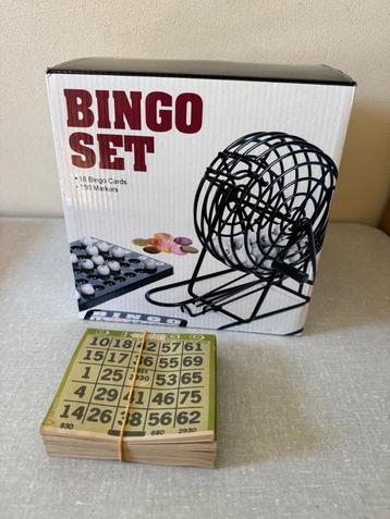 NIEUW BINGO spel met METALEN bingomolen + extra kaartjes beschikbaar voor biedingen
