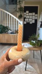 Kandelaar Donut Urban Culture Nature 10cm, Overige materialen, Ophalen of Verzenden, Zo goed als nieuw, Crème