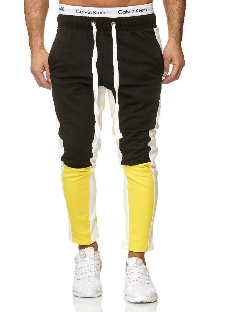 SALES! A10 Gele ta[ared joggingbroek maat XL, Geel, Ophalen of Verzenden, Algemeen, Maat 56/58 (XL)