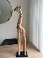 Houten gıraaf 80 cm, Antiek en Kunst, Ophalen of Verzenden