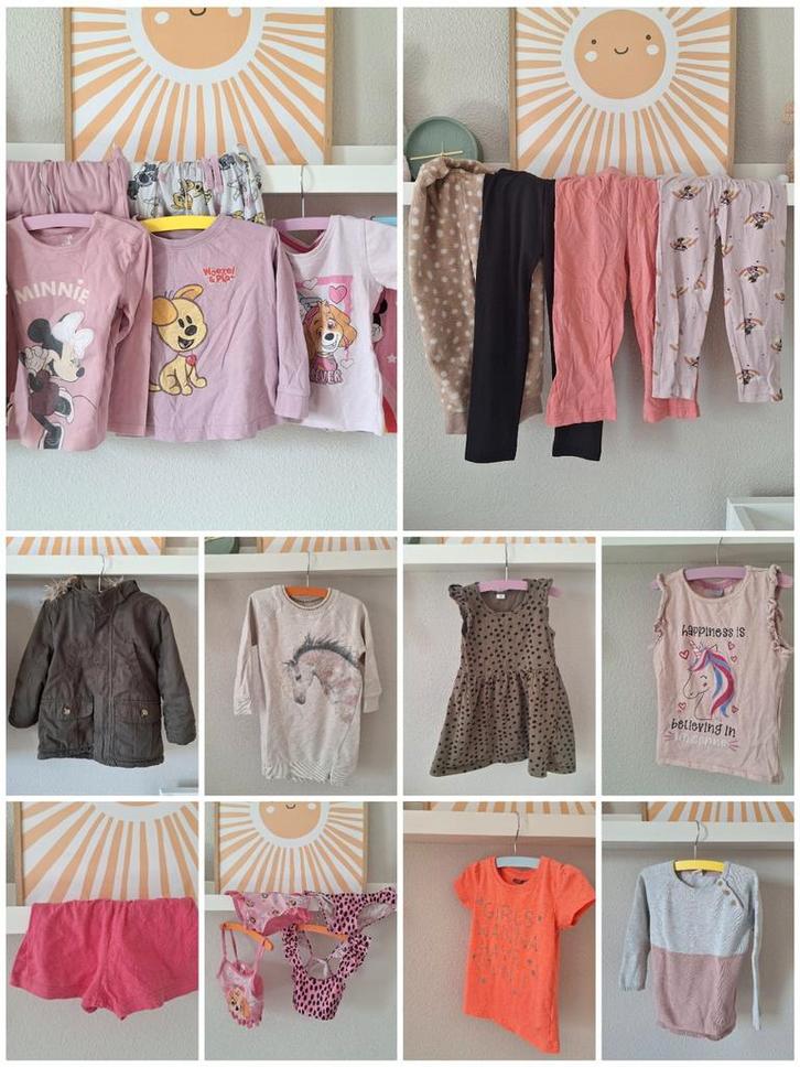 Groot pakket kinder kleding bundel pakket meisjes maat 92, Kinderen en Baby's, Kinderkleding | Maat 92, Zo goed als nieuw, Meisje