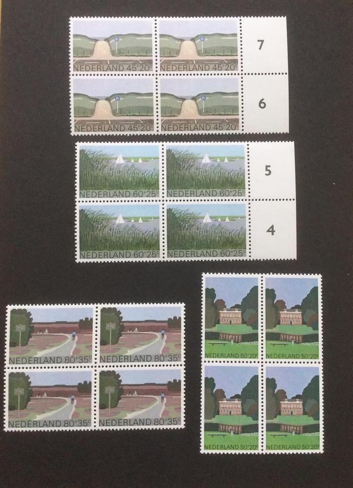 Combinatieaanbieding 129 blokken van 4 postfris. Lees verder, Postzegels en Munten, Postzegels | Nederland, Na 1940, Ophalen of Verzenden
