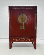 Chinese Kast Antiek Rood, Huis en Inrichting, Kasten | Buffetkasten, 100 tot 150 cm, 100 tot 150 cm, Ophalen of Verzenden, X