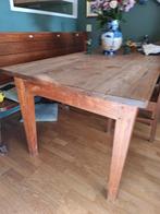 oude keuken tafel, Huis en Inrichting, Ophalen, Gebruikt, 50 tot 100 cm, Vijf personen of meer