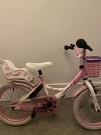 Fiets meisje roze wit meisjesfiets volare 16 inch rose, Fietsen en Brommers, Fietsen | Meisjes, Ophalen, Gebruikt, Volare, Handrem