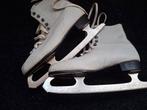 Kunstschaatsen wit leer maat 39, Overige merken, Gebruikt, Ophalen of Verzenden, Kunstschaatsen