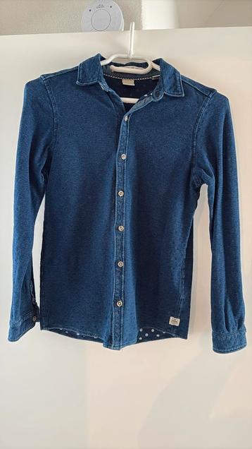 Scotch&Shrunk stoere jeans blouse maat 10/ 140 beschikbaar voor biedingen
