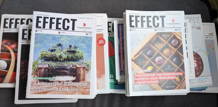 Effect Magazines van VEB (2015-2025), Boeken, Tijdschriften en Kranten, Gelezen, Overige typen, Ophalen