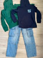 Jeans spijkerbroek 152 + 2 truien sweaters Malelions +, Ophalen of Verzenden, Gebruikt