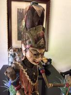 🌿 Pop ,” ANTIEKE HOUTEN WAJANG GOLEK POP” 🌿68 cm, Verzenden