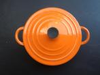 Le Creuset : ronde kookpot in gietijzer, Kookpan of Snelkookpan, Gebruikt, Gietijzer, Ophalen of Verzenden