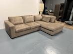 Nieuw GRATIS LEVERING beige lounge bank 295x210, Ophalen of Verzenden, Zo goed als nieuw, Vierpersoons of meer, Stof