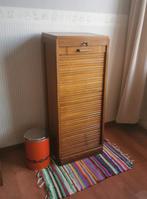Vintage Kast Archiefkast Roldeur Eiken Design ladenkast, Huis en Inrichting, Kasten | Roldeurkasten en Archiefkasten, Ophalen