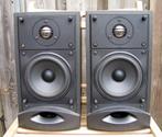 Celestion CS2 tweeweg bookshelve speakers, Gebruikt, 60 tot 120 watt, Front, Rear of Stereo speakers, Ophalen