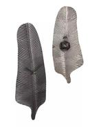 PTMD wandklok - klok blad vorm metaal zwart - nieuw in doos, Ophalen of Verzenden, Nieuw, Analoog, Wandklok