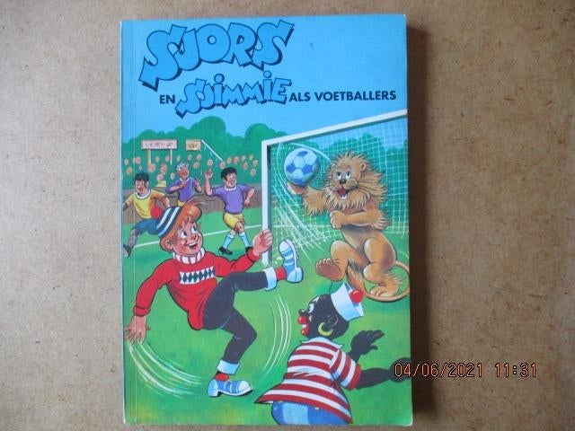 adv4042 sjors en sjimmie als voetballers, Eén stripboek, Ophalen, Gelezen