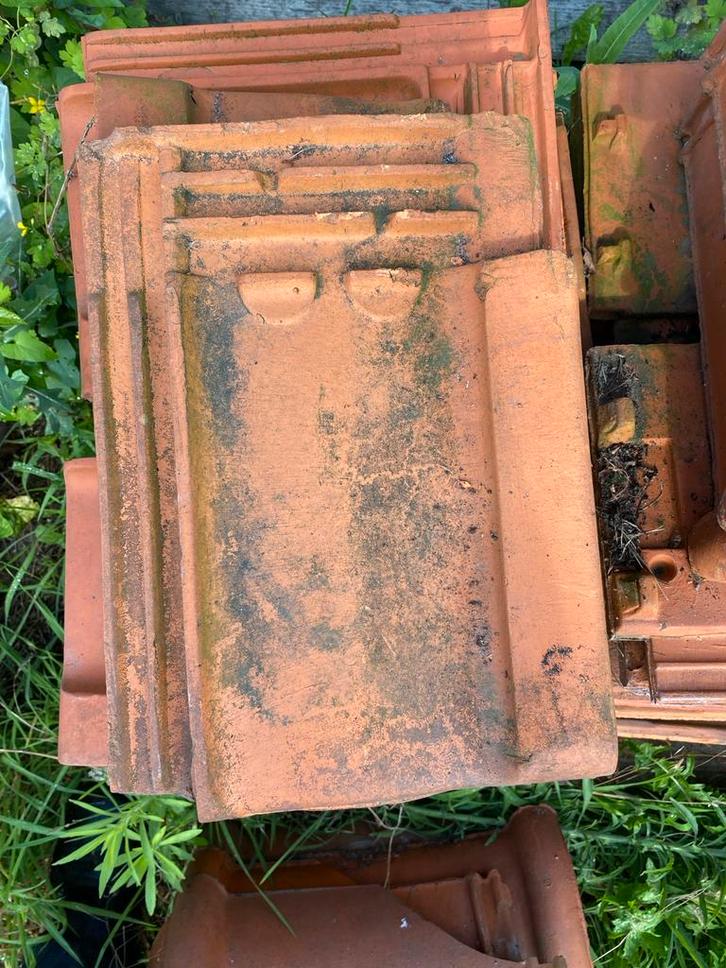 Gebruikte Tuile du Nord dakpannen (1250 stuks), Doe-het-zelf en Verbouw, Dakpannen en Dakbedekking, Gebruikt, Dakpannen, Steen of Klei