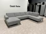 GRATIS LEVERING Trendhopper grijze u-bank 345x225, Huis en Inrichting, Ophalen of Verzenden, Zo goed als nieuw, Vierpersoons of meer