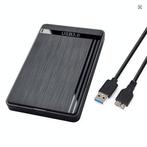 2,5 inch SATA Harde Schijf Behuizing USB 3.0/USB C *KOOPJE*, HDD, Nieuw, Iedere, Desktop