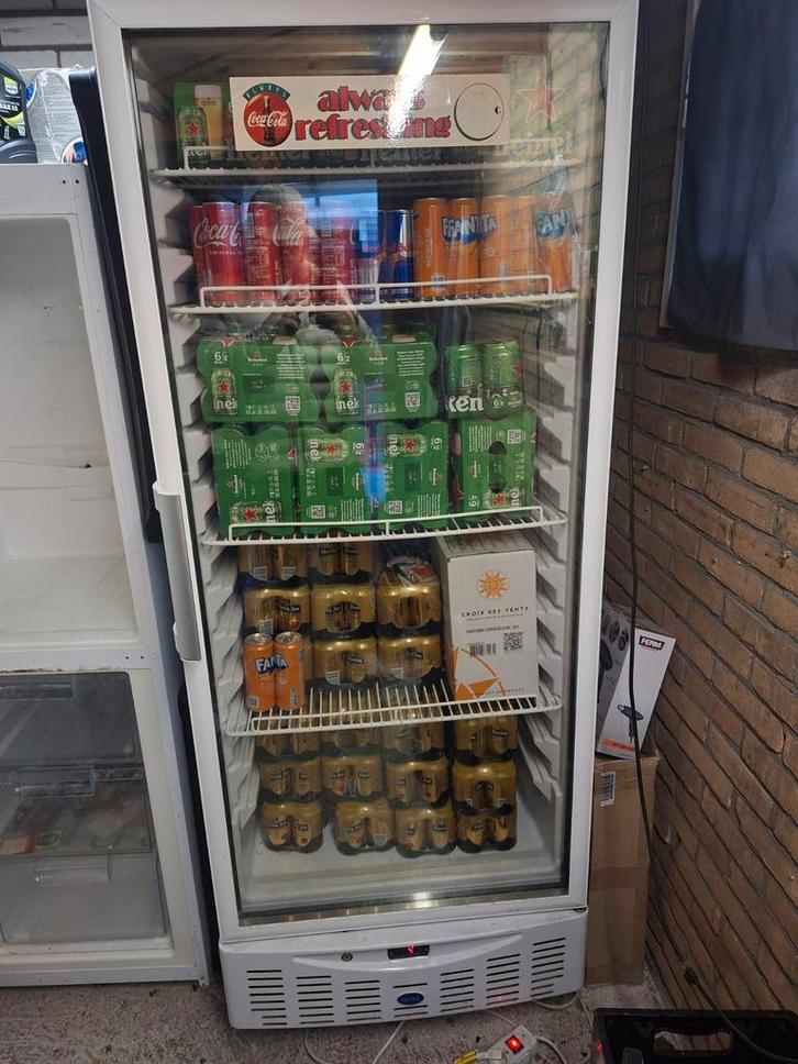 Catertech koelkast, Witgoed en Apparatuur, Vriezers en Diepvrieskisten, Zo goed als nieuw, Vrijstaand, 160 cm of meer, 60 tot 90 cm