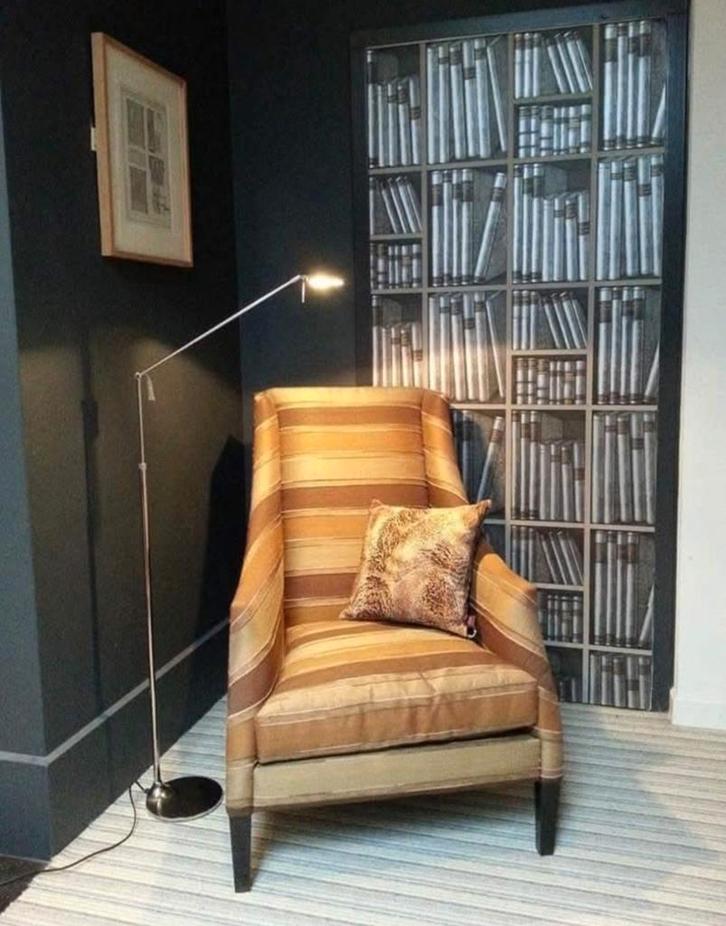 John Hutton Angel Fauteuil - Zijde Jim Thompson, Huis en Inrichting, Fauteuils, Ophalen of Verzenden