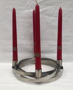 Georg Jensen  Design Advent  rvs Kandelaar - Denmark, Huis en Inrichting, Woonaccessoires | Kandelaars en Kaarsen, Gebruikt, Ophalen of Verzenden