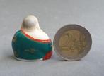 Om1900 MINI MINIATUUR Porselein Buddha Boeddha Beeldje Beeld, Ophalen of Verzenden