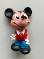 Mickey Mouse Ledraplastic pop, Verzenden, Mickey Mouse, Zo goed als nieuw, Beeldje of Figuurtje