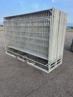 bouwhekken (5 stuks), Tuin en Terras, Ophalen, Gebruikt, IJzer, Enkelstaafmat hekwerk