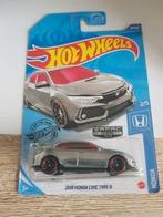 2018 Honda Civic Type R Zamac Hotwheels, Ophalen of Verzenden, Nieuw, Auto