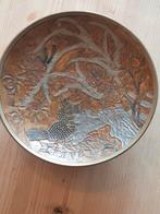 Indiase Messing Schaal met Vogelmotief, Antiek en Kunst, Ophalen of Verzenden
