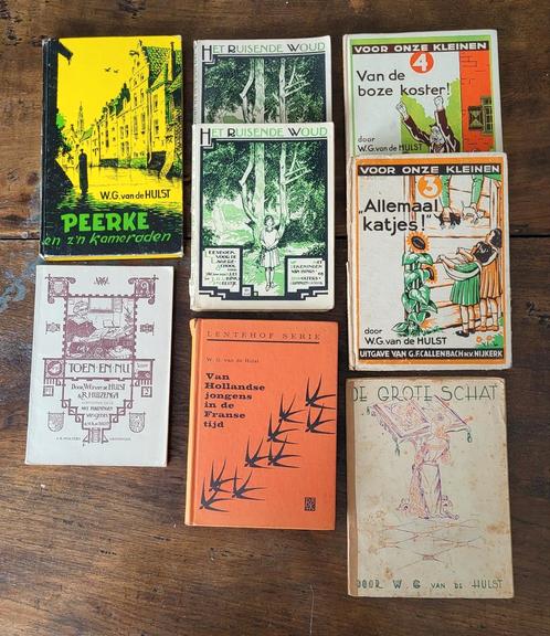 8 boekjes W.G. van der Hulst en 2 schoolboekjes J.H. Isings, Boeken, Kinderboeken | Jeugd | onder 10 jaar, Gelezen, Ophalen of Verzenden