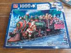 KING Puzzel Santa Polar Express - 1000 stukjes, Hobby en Vrije tijd, Ophalen of Verzenden, 500 t/m 1500 stukjes, Zo goed als nieuw